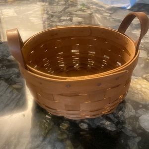 Longaberger Button Basket 1989 EUC